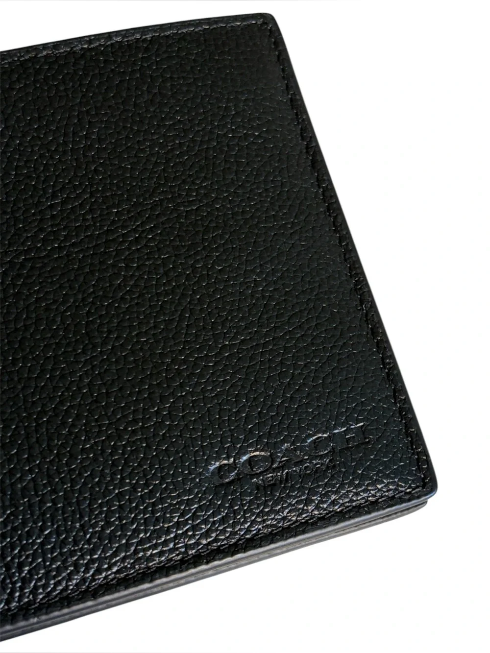 Coach Black Men’s Billfold Wallet NWOT